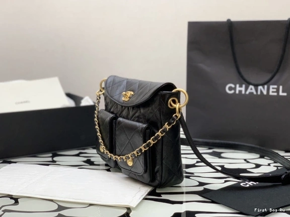 First Bag Ru HOBO CHANEL HANDBAG-21×30×5cm 0822
